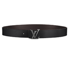 LV INITIALES REVERSIBLE CALF LETATHER BELT M9887V