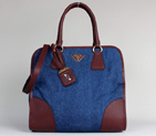 Top Quality Prada BN2254_2ARC_F0LNT Denim Tote Bag Aviator Blue Bordeaux BN2254