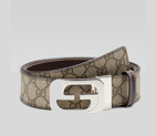 reversible belt with interlocking G buckle 245861 FP47N 9767