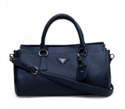 Prada Small Saffiano Leather Tote Bag BN1849 Dark Blue BN1849
