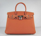 Birkin 30CM Orange (silver) HBK30OS0014