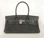Hermes Birkin togo leather 42CM togo in Black with Silver hardware H42BJBS