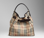 MEDIUM HAYMARKET CHECK BELTED HOBO 38050091