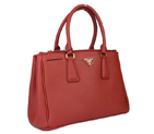 Prada Saffiano Classic Tote Bag BN1801 Red BN1801