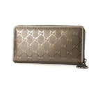 zip around wallet with interlocking G detail 212110 FU49N 9898