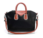 Givenchy Antigona Bag Claf Leather 9981 Black Orange 9981