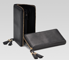 zip around wallet with tassels and G detail 261393 AMN0G 1000