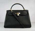 Hermes Kelly 32CM Black(gold) HKL32OOBG002