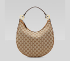'GG twins' medium hobo with interlocking G details 232962 F4C7N 8708