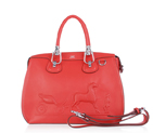 2012 Hermes New Leather Medium Shoulder Bag 0322 watermelon red with Silver metal 0322