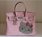 Hermes Birkin Hello Kitty 35CM Togo Leather Bag Pink HK0001