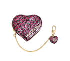 HEART COIN PURSE LEOPARD M91474