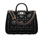 Black leather 'Milly La Foret' shopping bag M0411OAGLM900