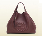 gucci soho bordeaux leather shoulder bag 282308 A7M0G 6029