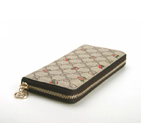 zip around wallet with interlocking G detail 212110 FU49N 1256