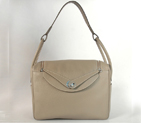 Hermes Lindy Bag 34 clemence leather in Dark Grey with Silver hardware 1056DG