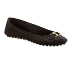 OXFORD BALLERINA IN SUEDE CALF LEATHER XOOP1ASC