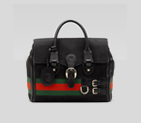 'gucci heritage' large boston bag with signature w 247572 AIX2G 1060