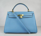 Hermes Kelly 32CM Light Blue(gold) HKL32OLBG007