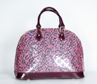 Louis Vuitton Monogram Vernis Alma MM M91611 Purple M91611