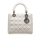 Latte-coloured matt leather Lady Dior bag M0550BVMC M030