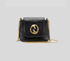 'gucci 1973' small shoulder bag with oval GG ornam 251821 A7MOT 1000