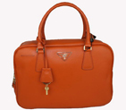 Prada Saffiano Leather Tote Bag BL1094 Orange BL1094
