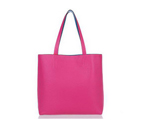 Hermes Shopping Bag 37CM Totes Clemence Leather Rosy H1039