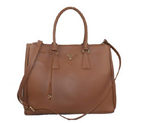 Prada Saffiano Calf Leather Tote Bag BN5023 Brown BN5023
