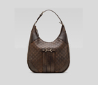 'cathrine' medium hobo with small horsebit detail 247287 A261G 2033