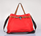 Hermes 2012 Waterproof Fabric Shoulder Bag Red H80668