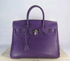 Hermes 35CM Purple (silver) HBK35OPS018