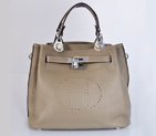 Hermes Mini so kelly bag in Dark Grey with Silver hardware 8388DGS