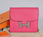 Hermes Constance Wallet clemence leather in Peach A608