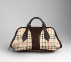 LARGE HAYMARKET CHECK BOWLING BAG 37992281