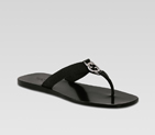 'GG thong' sandal with double G ornament 121216 H9020 1000