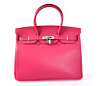 Hermes Birkin 35CM clemence leather in Peach with Silver hardware H35LSPS