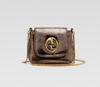 'gucci 1973' small shoulder bag with oval GG ornam 251821 E5L9T 1191