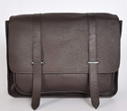 Hermes Steve 32CM Mens Bag Clemence Brown H92110