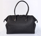 Hermes 37cm paris bombay clemence leather in Black 1269