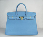 Hermes 40CM Light Blue (gold) HBK40LBG006