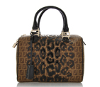 FOREVER Patent Leopard Brown Baulotto 8BL068