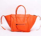 Celine Luggage Phantom Square Bags Smooth Leather 108905 Orange 108905