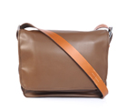 Hermes 35cm Barda men's bag Cowskin leather in Dark Brown 92118