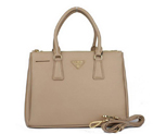 Prada Saffiano Calf Leather Tote Bag 103282 Apricot 103282