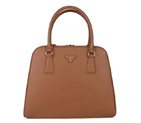 Prada Saffiano Leather Medium Tote Bag BL5018 Brown BL5018