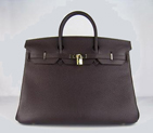 Hermes 40CM Dark Coffee (gold) HBK40DCG003
