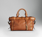 SMALL WASHED LEATHER BOWLING BAG 37954021
