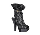 SHIMMER ANKLE BOOT 10 CM/4 INCH IN SEQUIN-EMBROIDE XQ8Q1JEF