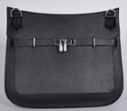 Hermes Jypsiere Bag 34cm togo leather in Black with Silver hardware 1089BS